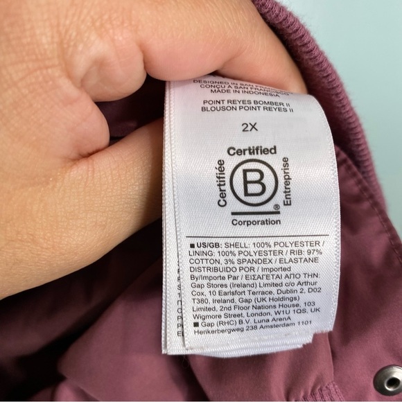Athleta Point Reyes Bomber II Jacket Sz 2X 986264 - Picture 7 of 10